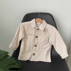 Zara Baby Off White Overshirt 12-18months